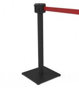 Gurtpfosten 7m oder 10m - Schwarz