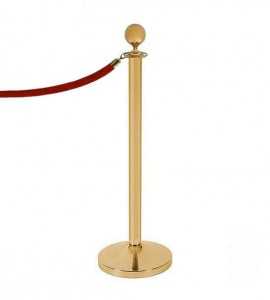 Kordelpfosten mit Kugelkopf