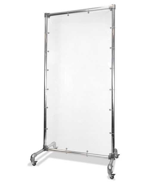 Cloison de séparation COVID 19 mobile