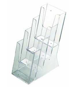 Tischprospektständer mit mehrere Fächer - 1/3 A4