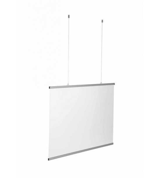 Paroi transparente - Protection anti postillons 100x70cm - Protection Coronavirus Covid 19