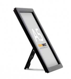 OptiFrame Klapprahmen mit Aufsteller - A5