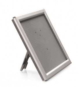 Kliklijst (grijs en natuurlijk aluminium) op standaard