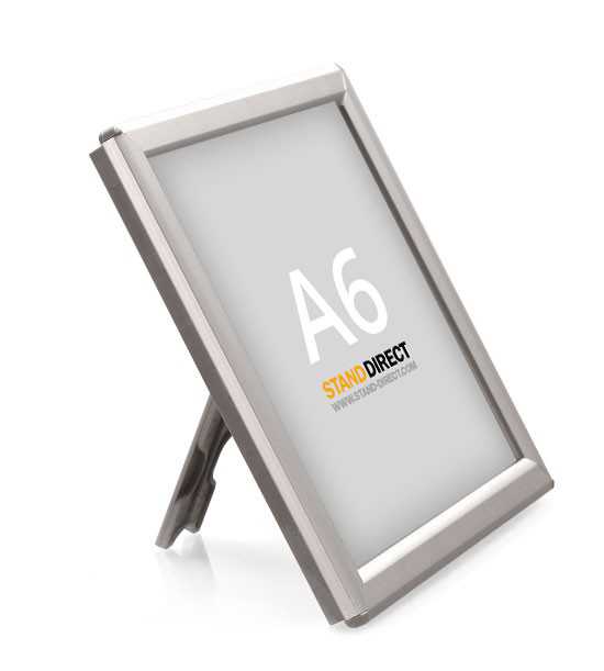 A6 Kliklijst tafelmodel (zilver)