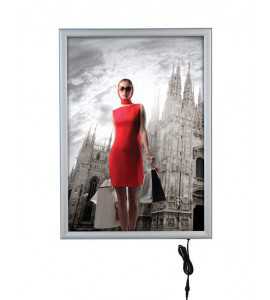 Smart LedBox: le cadre lumineux (LED) adapté à une utilisation extérieure.