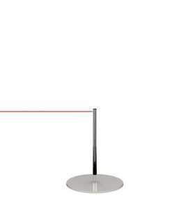 Potelet de balisage musée - Chromé