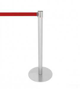 Gurtpfosten LIMIT - Gebürsteter Edelstahl