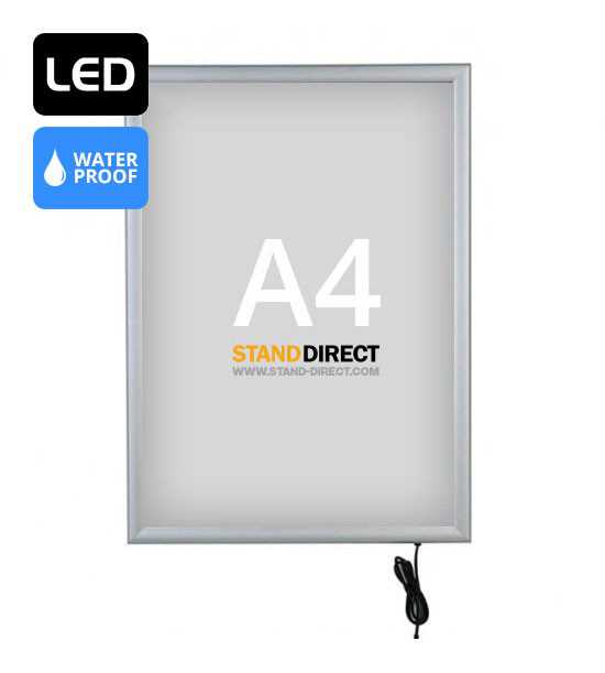 Cadre LED lumineux étanche A4