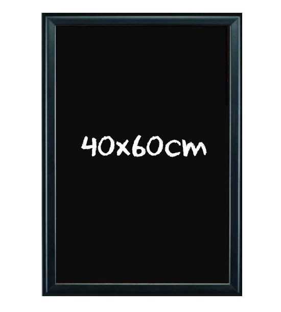 Krijtbord zwart kleurig