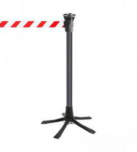 Poteau de guidage TEMPALINE - Noir