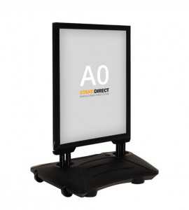 Stop-trottoir WindPro - A0 (84 x 118,8cm) - Noir