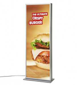 Totem LED à cadres clic-clac - 70x200cm