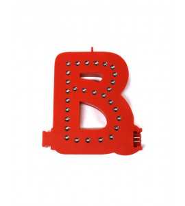 Lettres lumineuses rouges (Prix unitaire) - B