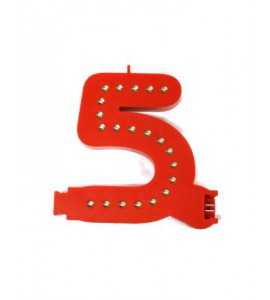 Lettres lumineuses rouges (Prix unitaire) - 5