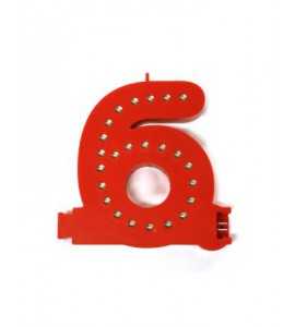 Lettres lumineuses rouges (Prix unitaire) - 6