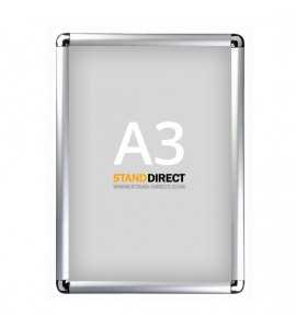 Klapprahmen, runde Ecken - A3