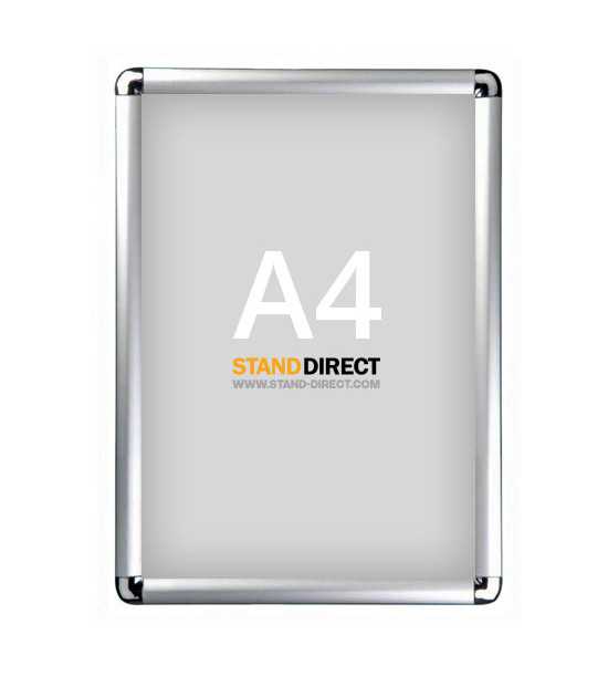 Cadre clippant, coins arrondis, format A4