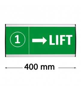 Plaque signalétique "Sign" - 105x400mm