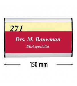 Plaque signalétique "Sign" - 74x150mm