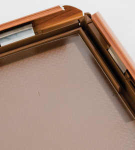 Klein A4 houten frame met kliksysteem