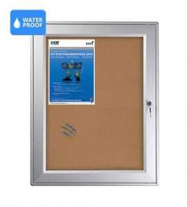 Vitrine d'affichage en liège, étanche