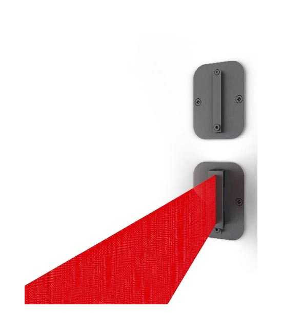 Eindwandhouder voor wandcassette