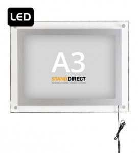 Cadre lumineux Acryled (A4, A3 ou A2) - A3 (29,7 x 42cm)